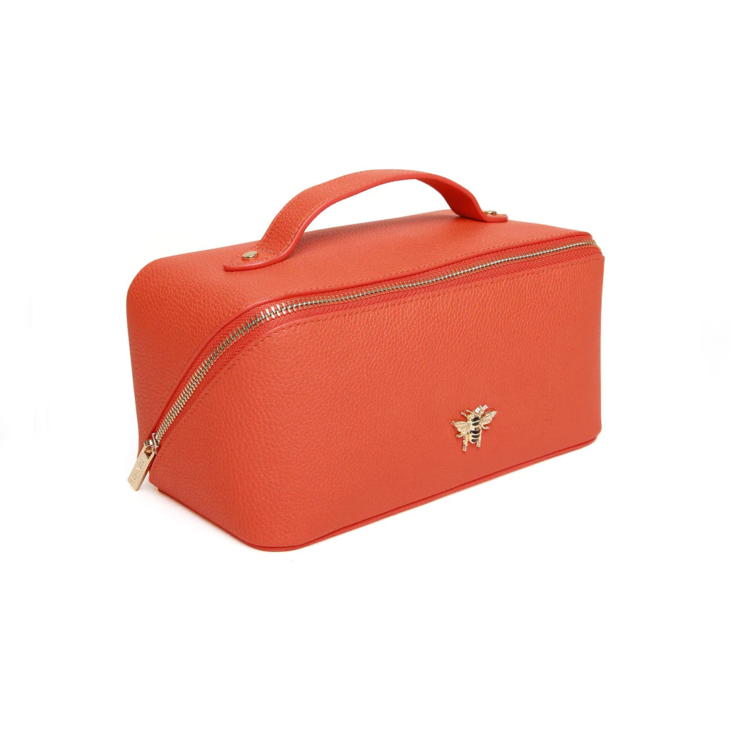 Alice Wheeler Mini Train Case Orange