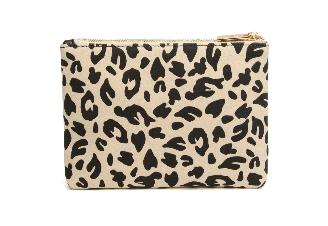 Alice Wheeler Pouch Leopard - L