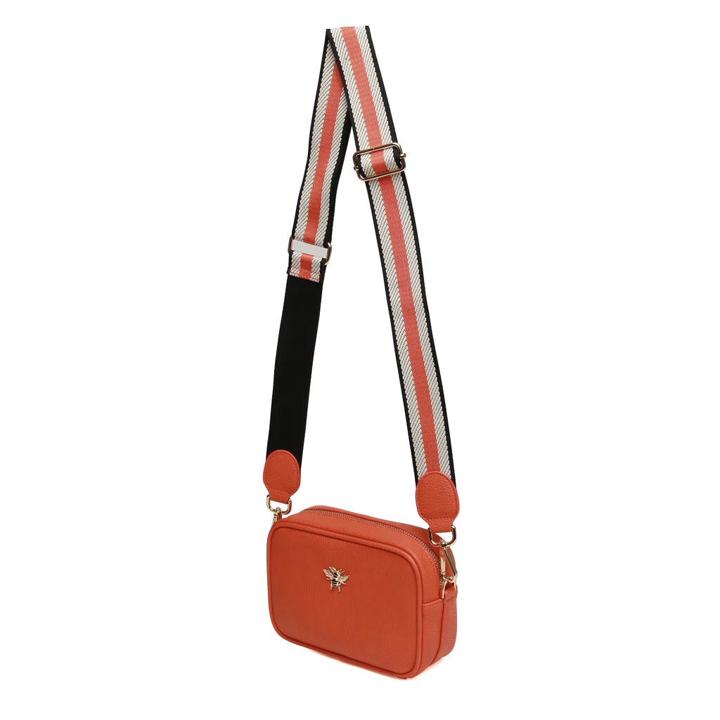 Alice Wheeler Mini Cross Body w Webbing Strap Orange