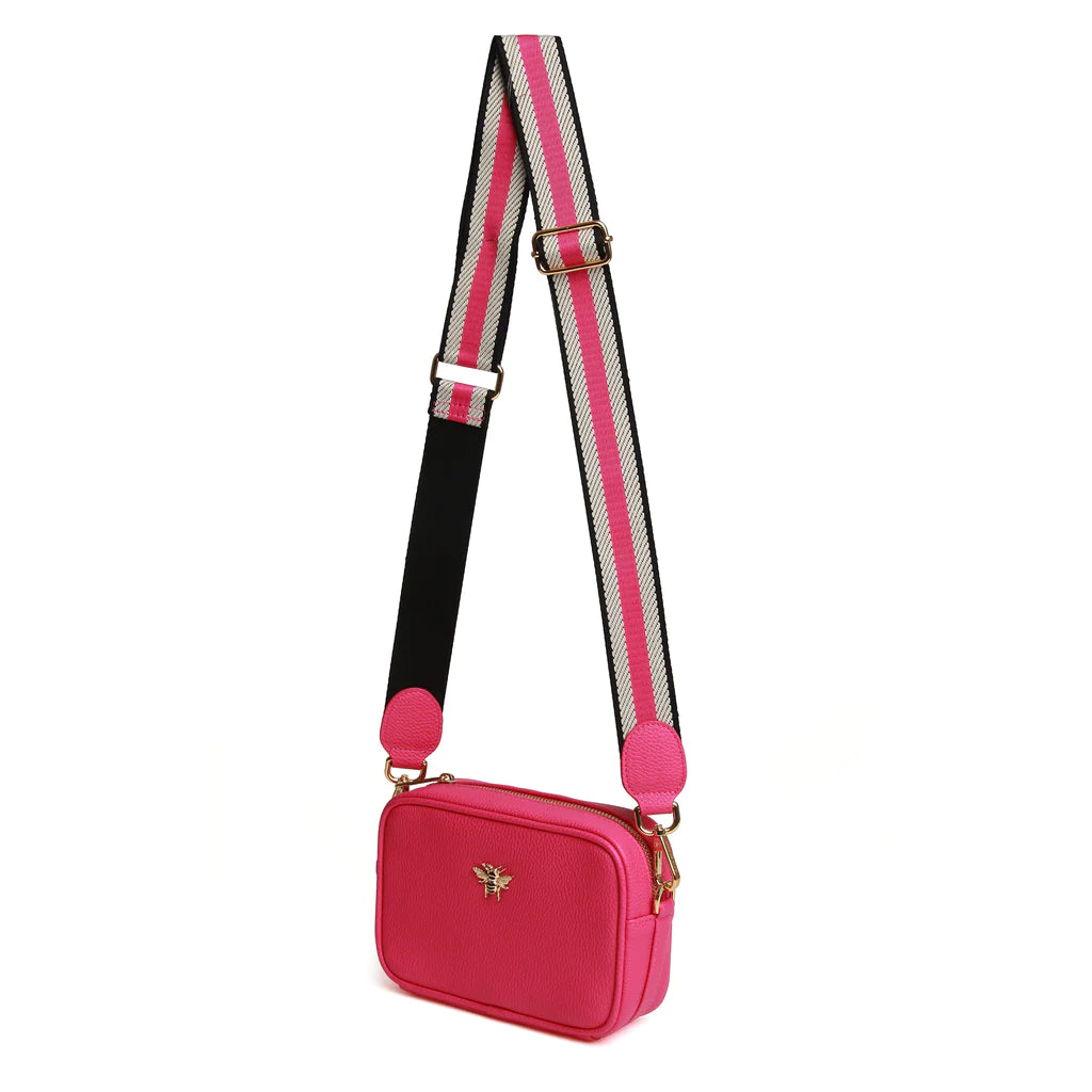 Alice Wheeler Mini Soho Crossbody Bag Hot Pink