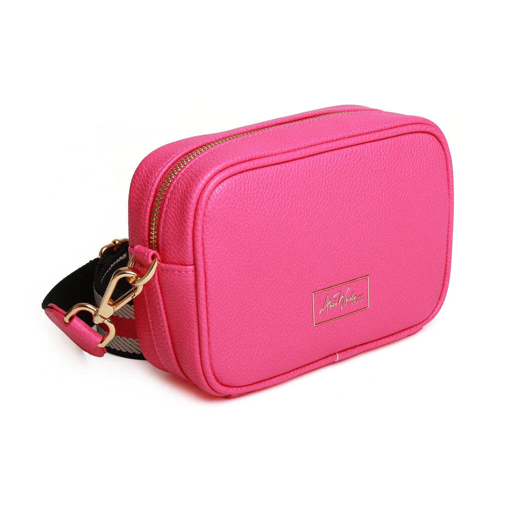 Alice Wheeler Mini Soho Crossbody Bag Hot Pink