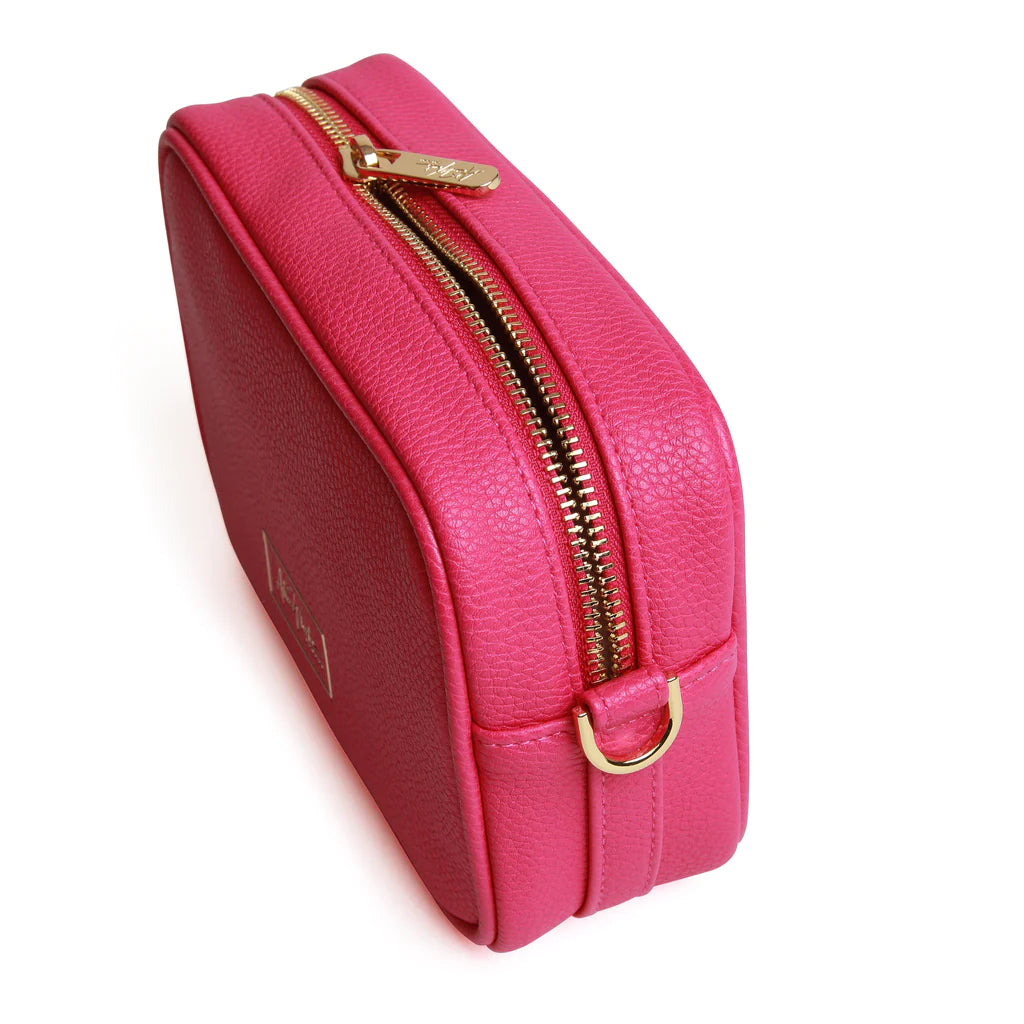 Alice Wheeler Mini Soho Crossbody Bag Hot Pink