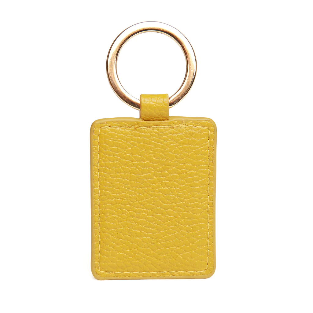 Alice Wheeler Key Ring Ochre