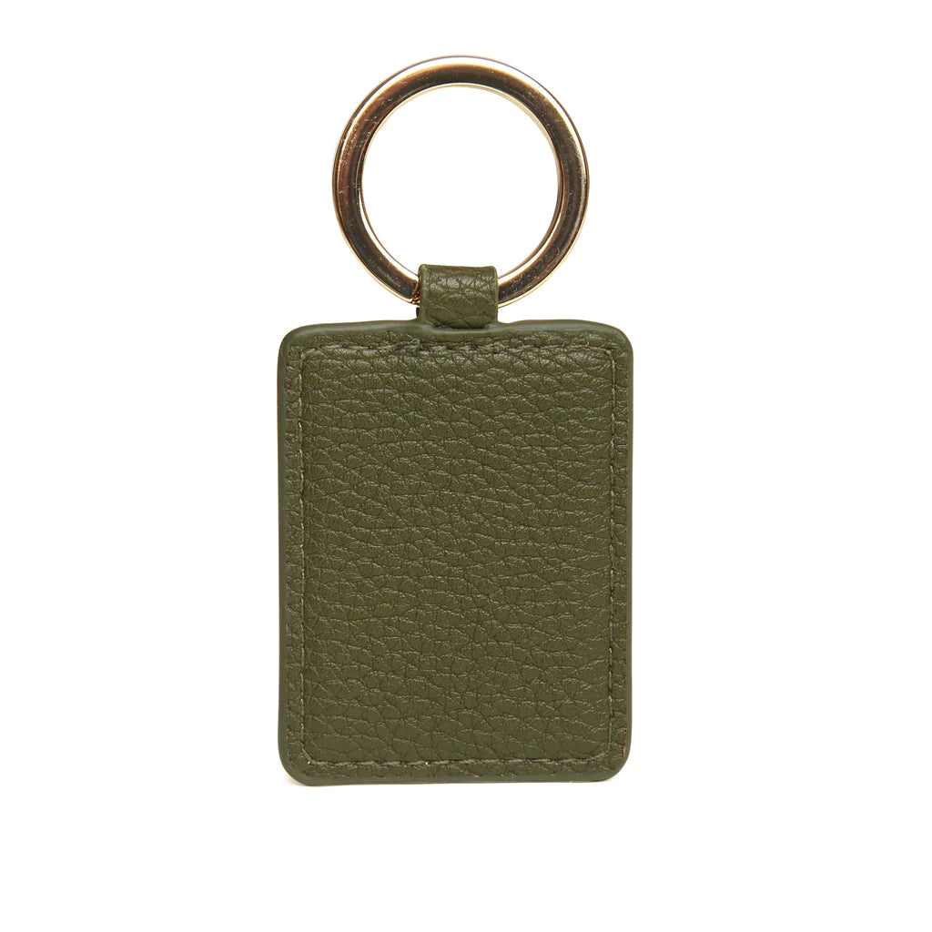 Alice Wheeler Key Ring Olive