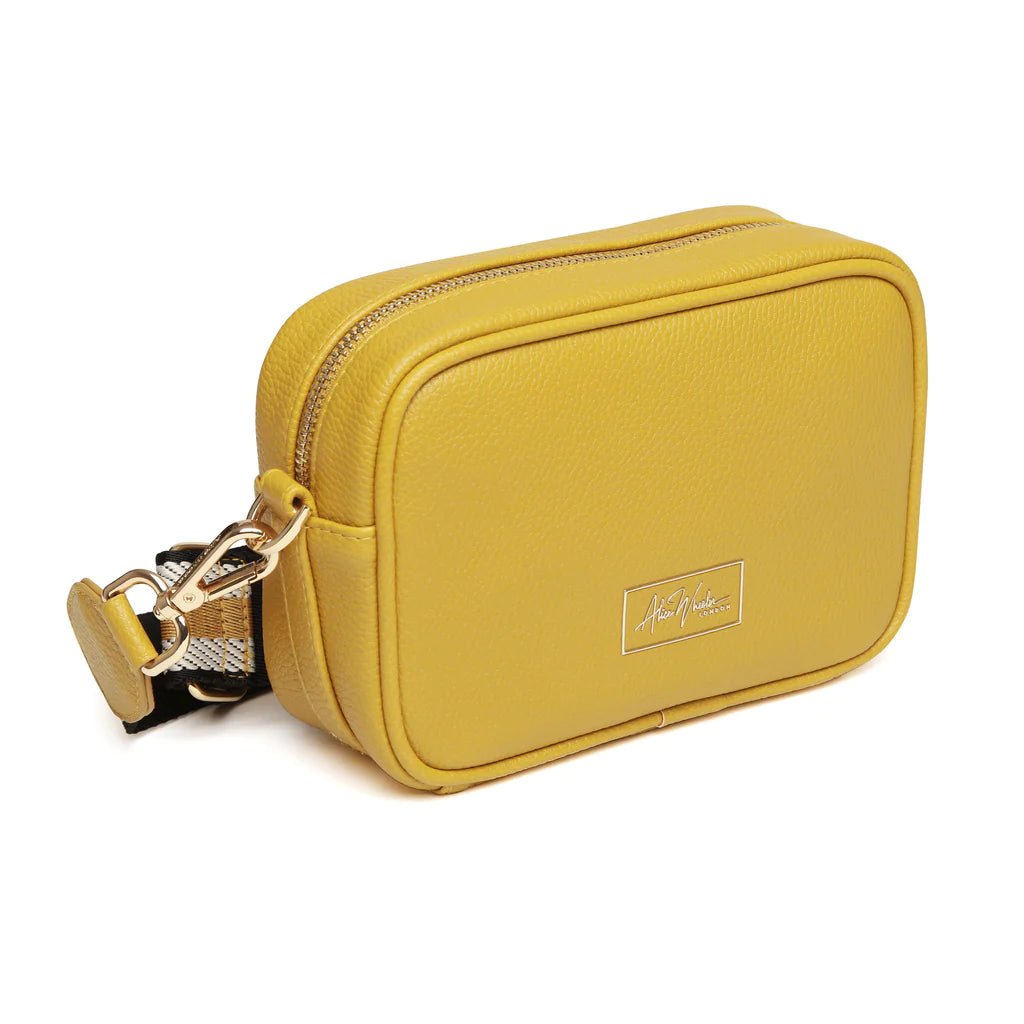 Alice Wheeler Mini Cross Body Bag Ochre