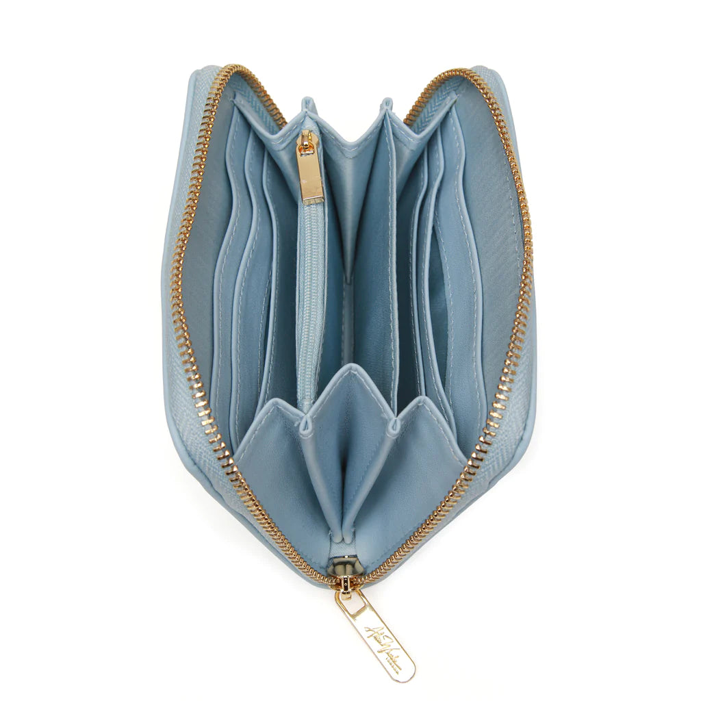 Alice Wheeler Bromley Purse Pastel Blue