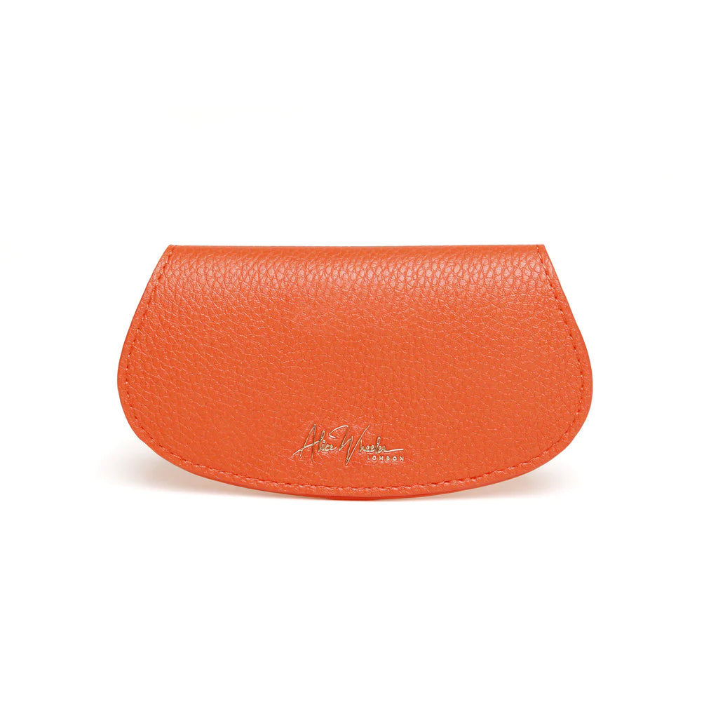 Alice Wheeler Glasses Case Orange