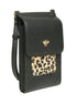 Alice Wheeler Mini Bloomsbury Crossbody Bag Leopard