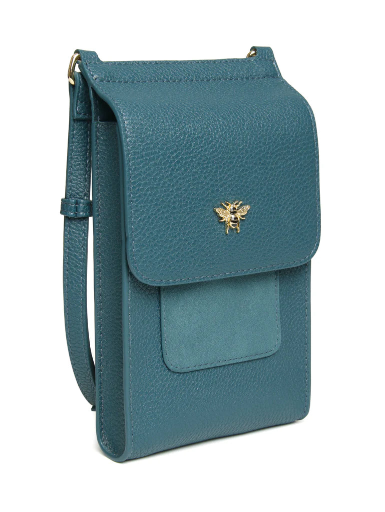 Alice Wheeler Mini Bloomsbury Cross Body Bag Teal