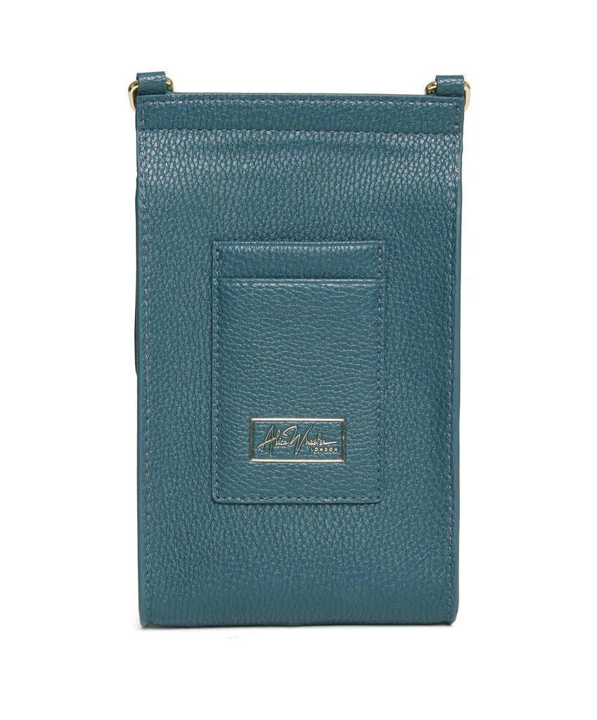 Alice Wheeler Mini Bloomsbury Cross Body Bag Teal