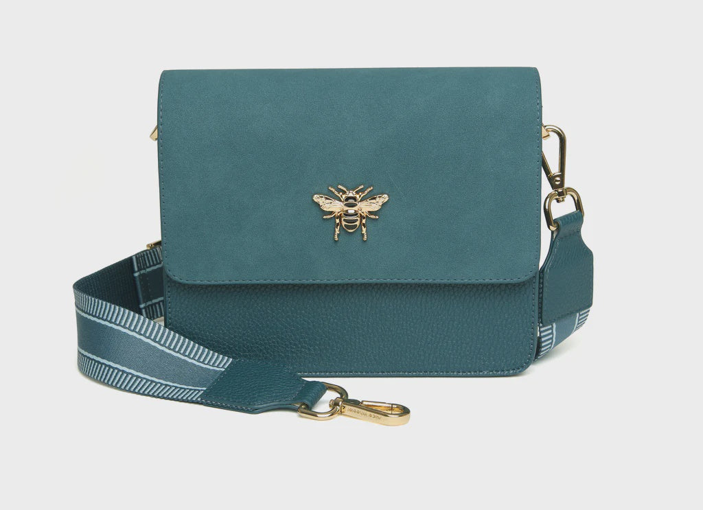 Alice Wheeler Highbury Camera Cross Body Bag Teal