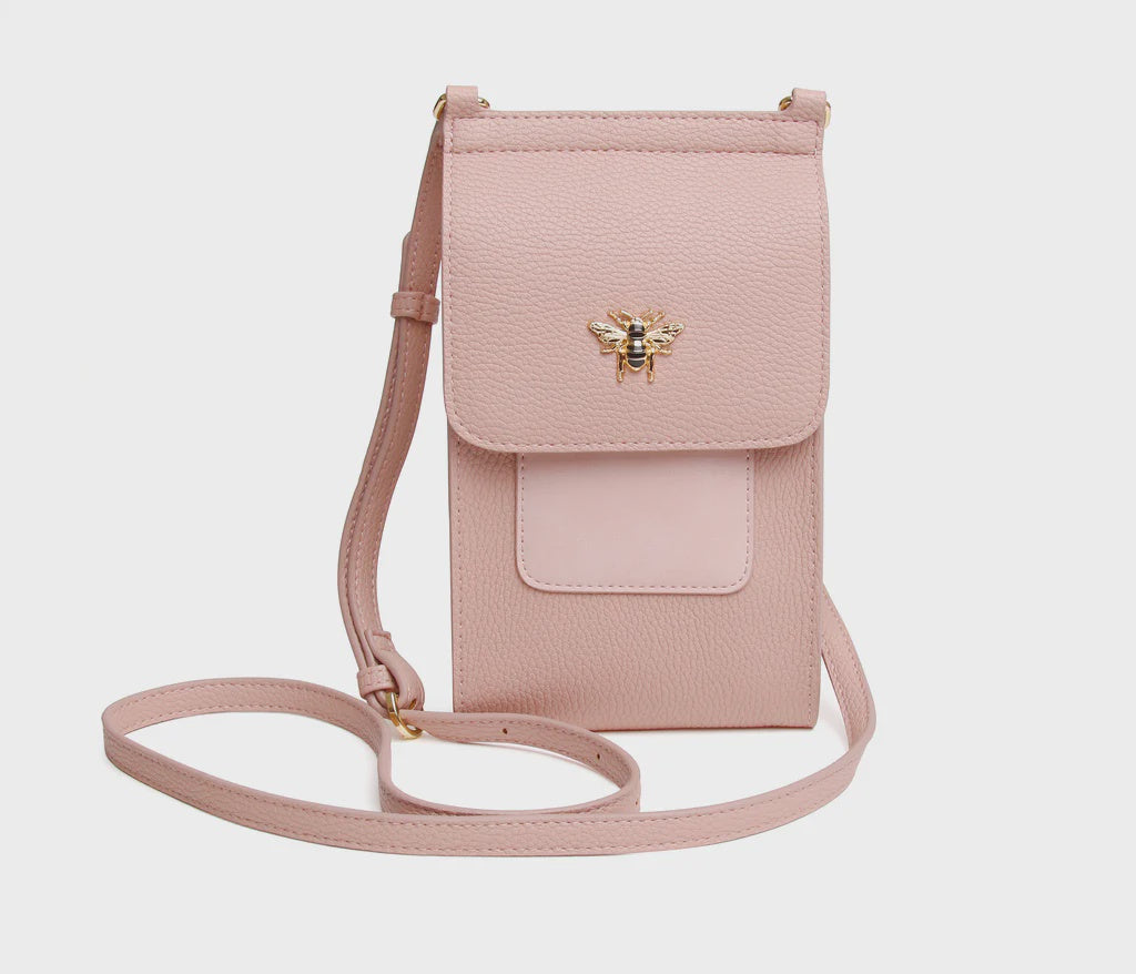 Alice Wheeler Mini Bloomsbury Cross Body Bag Pink