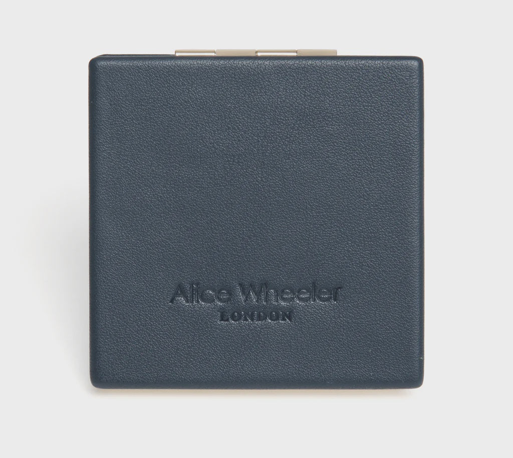 Alice Wheeler Vienna Compact Mirror Navy