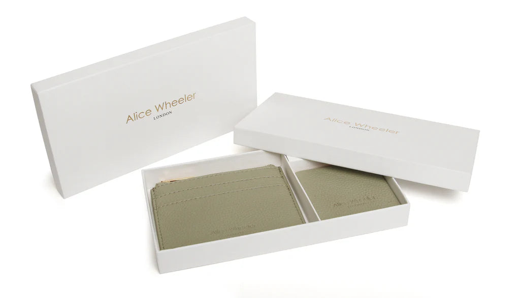 Alice Wheeler Purse & Mirror Compact Pistachio