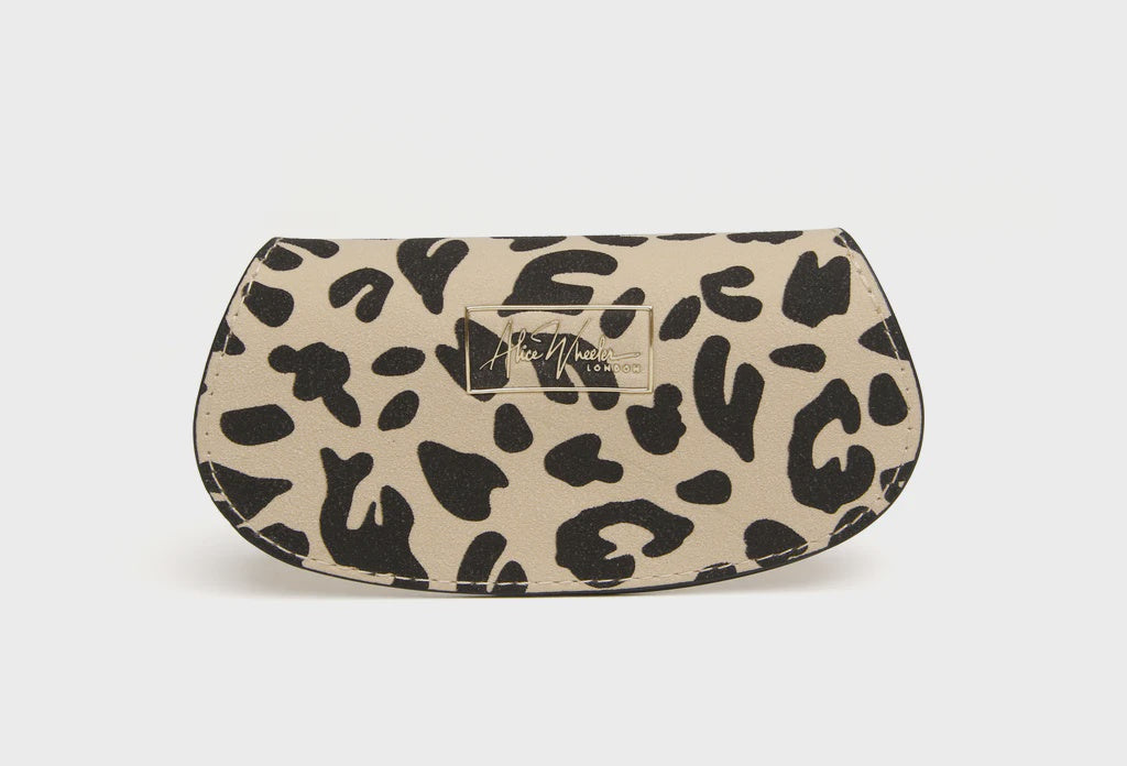 Alice Wheeler Glasses Case Leopard L