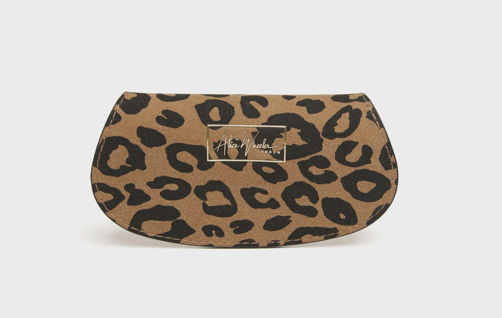 Alice Wheeler Glasses Case Leopard D