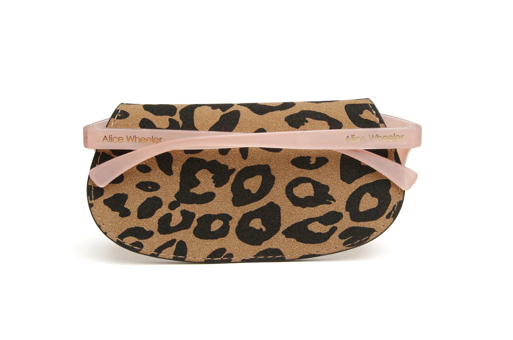 Alice Wheeler Glasses Case Leopard D