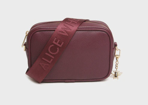 Alice Wheeler Mini Soho Camera Cross Body Berry