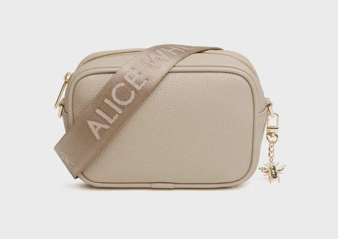 Alice Wheeler Mini Soho Camera Cross Body Stone