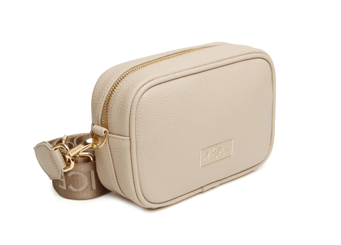 Alice Wheeler Mini Soho Camera Cross Body Stone