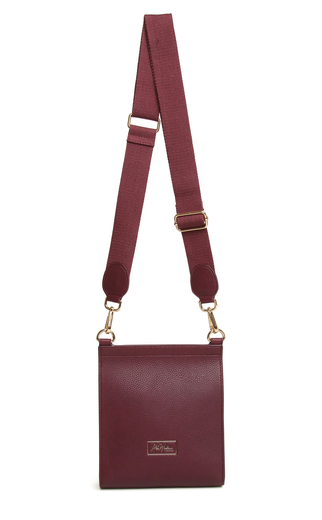 Alice Wheeler Bloomsbury Cross Body Bag Berry