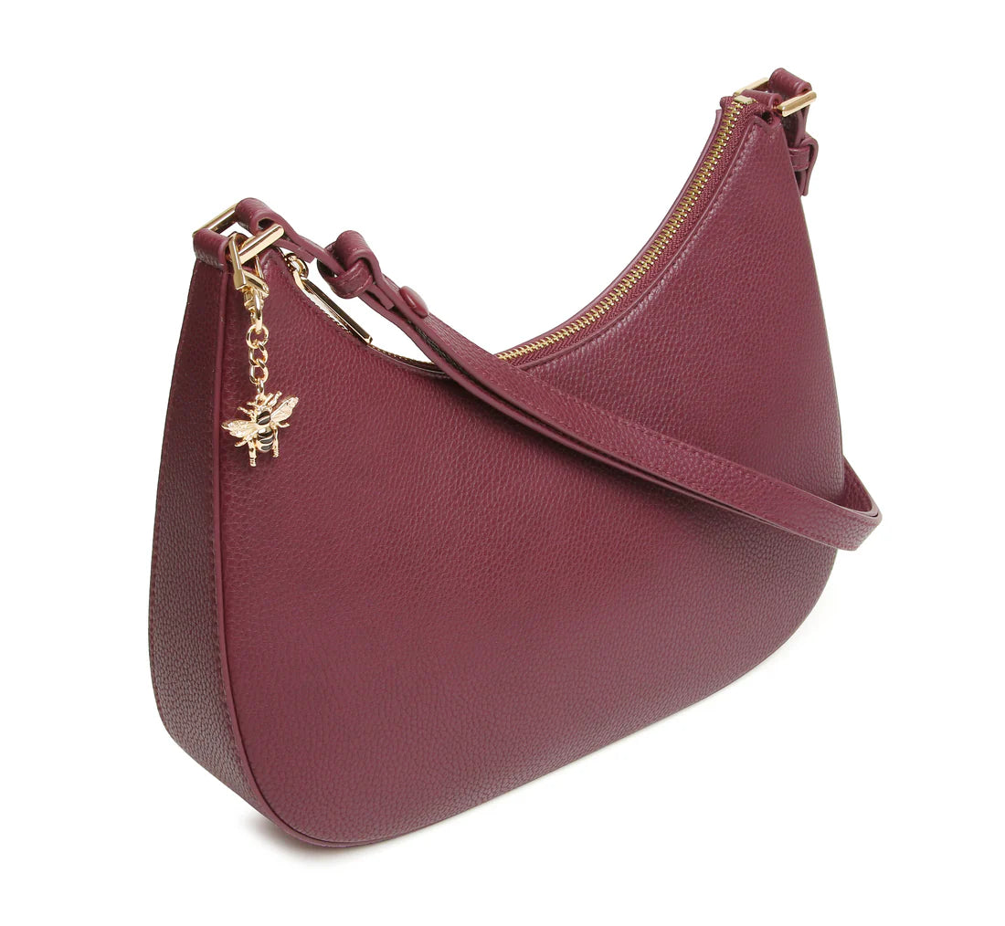 Alice Wheeler Ascot Cross Body Bag Berry