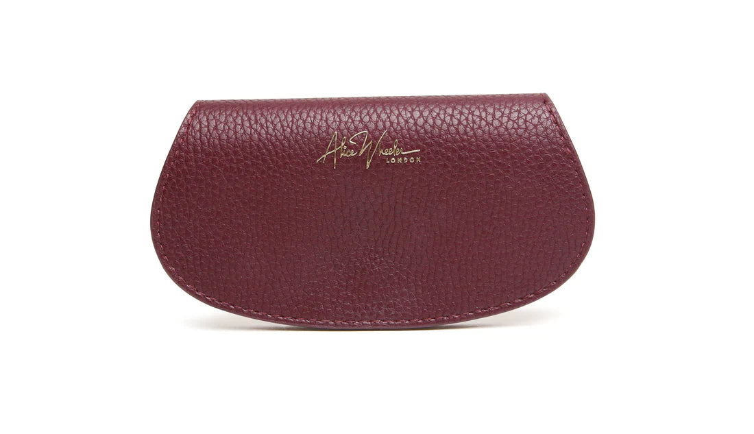 Alice Wheeler Glasses Case Berry