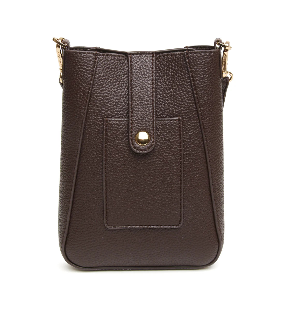 Alice Wheeler Kensington Phone Cross Body Bag Chocolate