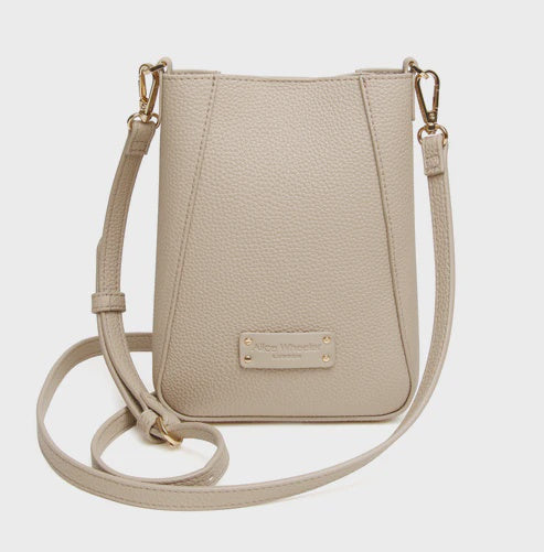 Alice Wheeler Kensington Phone Cross Body Bag Stone