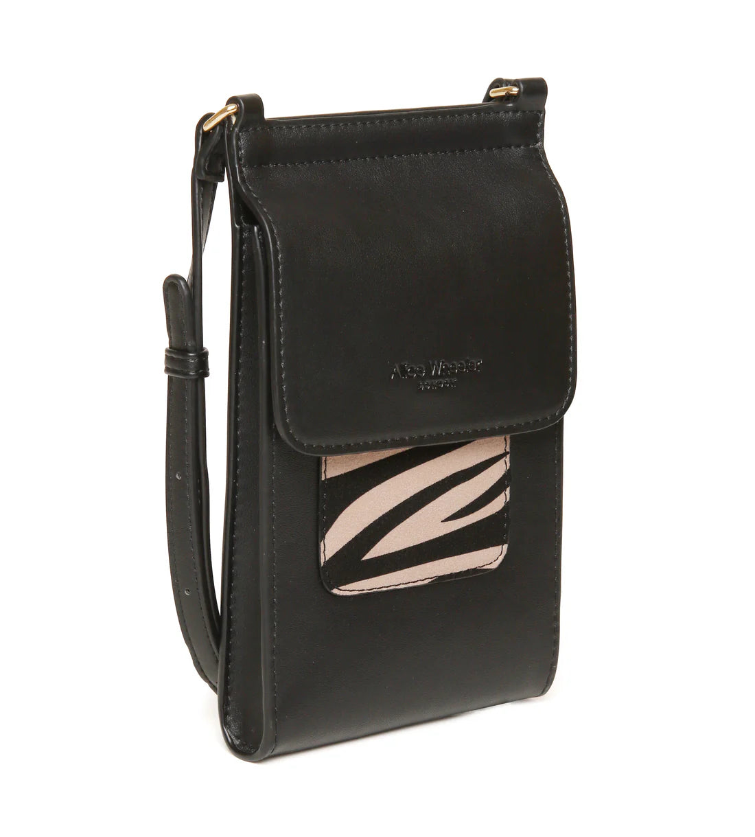 Alice Wheeler Mini Bloomsbury Cross Body Bag Zebra