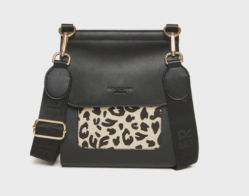 Alice Wheeler Bloomsbury Cross Body Bag Leopard