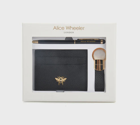 Alice Wheeler 3pc Gift set w Pen Black