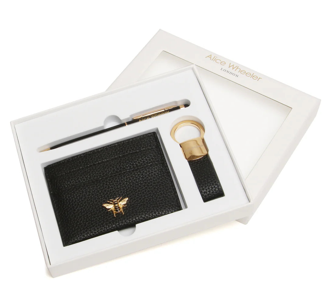 Alice Wheeler 3pc Gift set w Pen Black