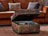 Carson Sofa Storage Footstool In Fabric D