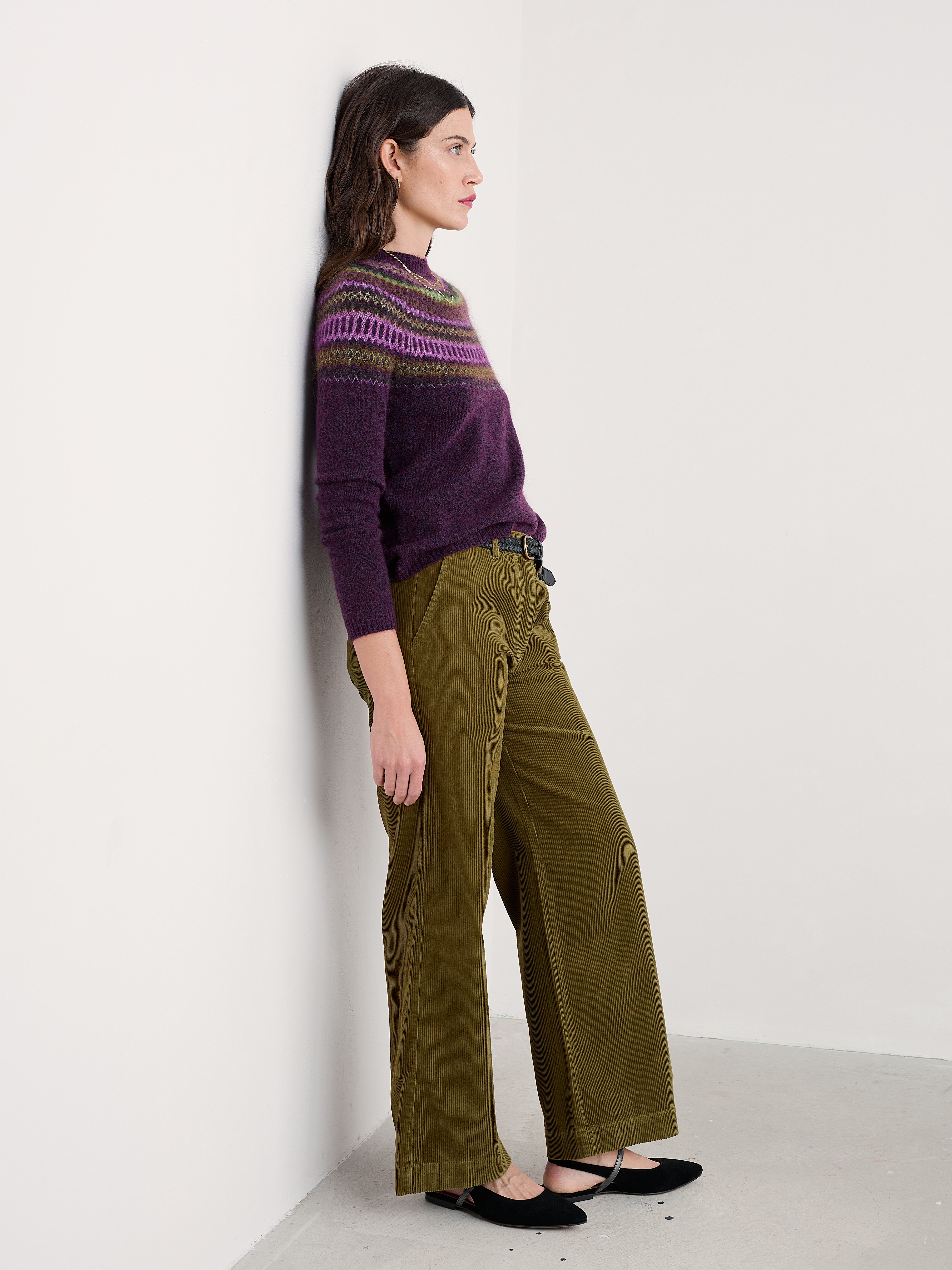 Seasalt Annik Jumper Modernist Grape Oak Mix