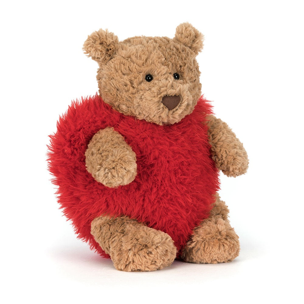 Jellycat Bartholomew Bear 'Heartthrob' BARL2HE