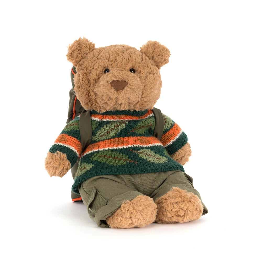 Jellycat Bartholomew Bear Hiking Outfit BARM2OD