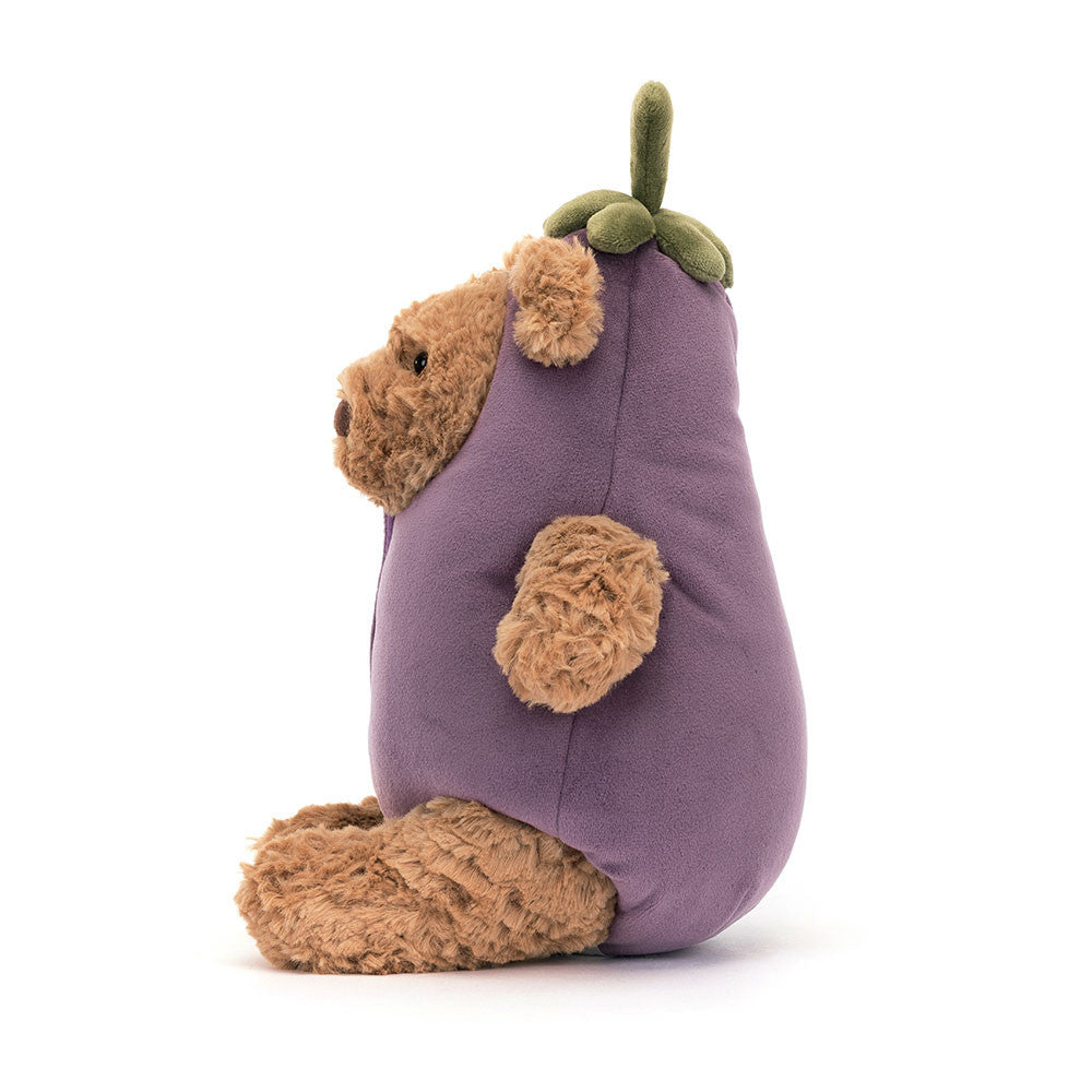 Jellycat Bartholomew Bear Aubergine BARM3AUB