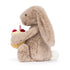 Jellycat Bashful Beige Birthday Bunny BAS3BEBB