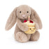 Jellycat Bashful Beige Birthday Bunny BAS3BEBB