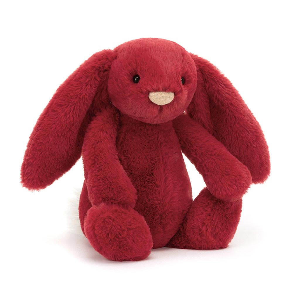 Jellycat Bashful Luxe Bunny Scarlett Original BAS3SCA