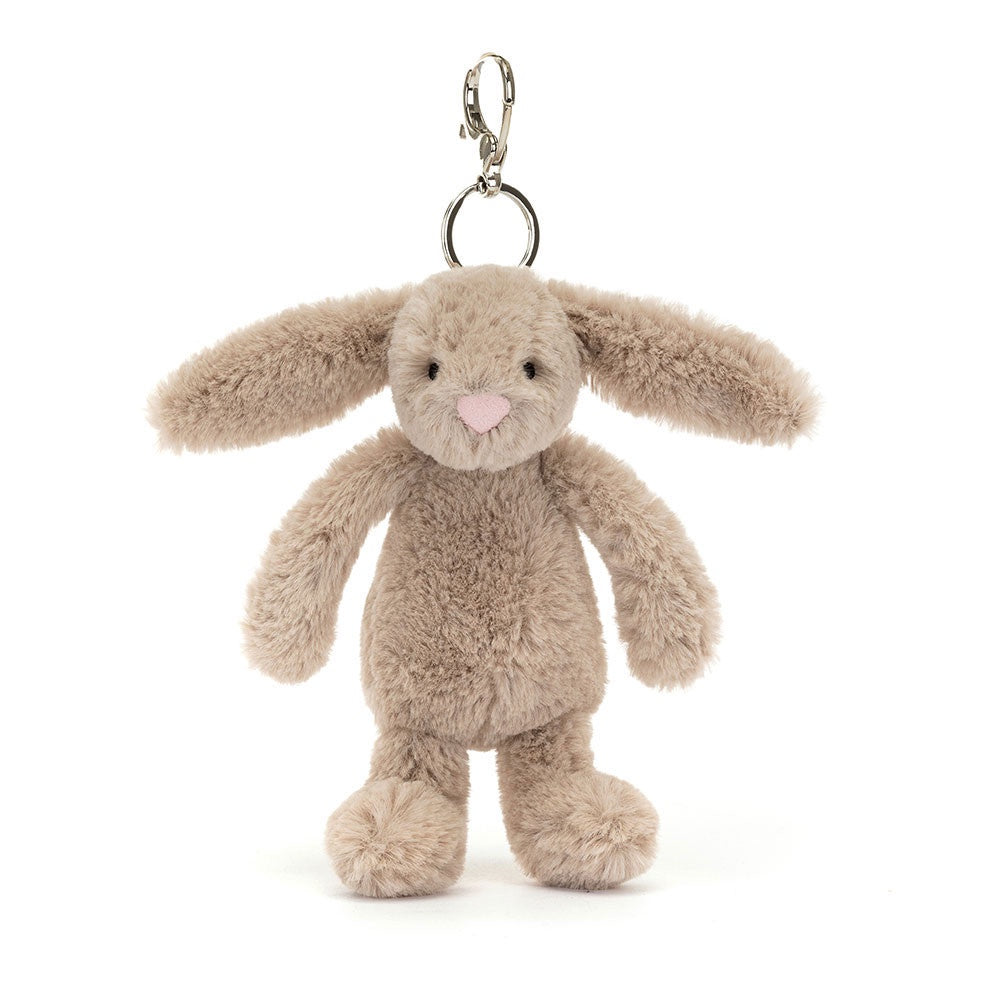 Jellycat Bashful Bunny Beige Bag Charm BAS4BEBC