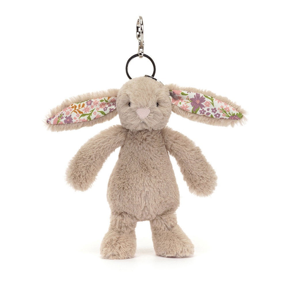 Jellycat Blossom Beige Bunny 'Petal' Bag Charm BAS4BMBC