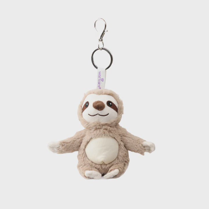 Warmies® Brown Sloth Bag Charm