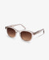 MessyWeekend Billie Rosé Brown Sunglasses.