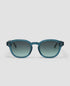 MessyWeekend Billie Turquoise Gradient Green Sunglasses.