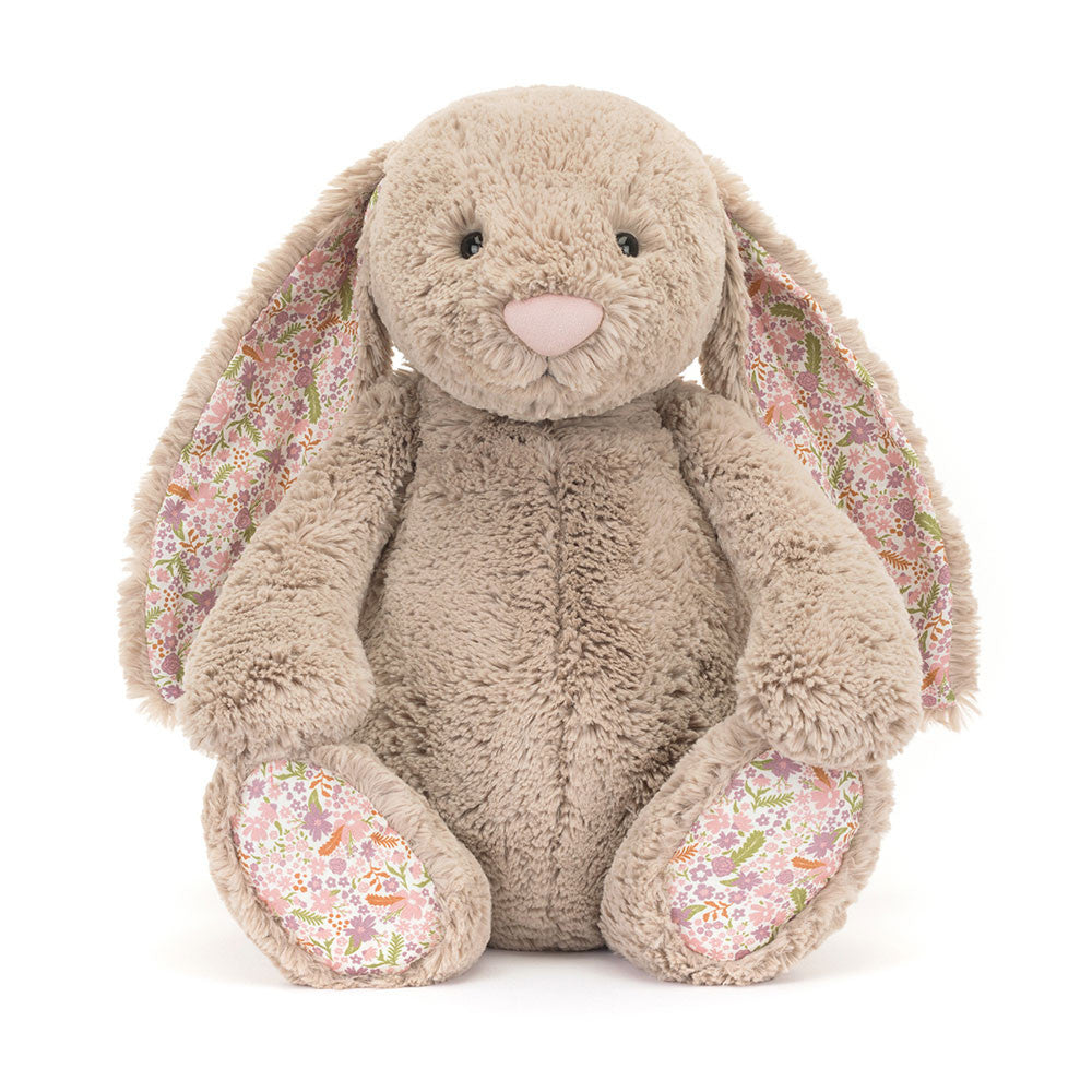 Jellycat Blossom Beige Bunny 'Petal' Big BPH2BM.  FREE DELIVERY.