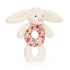 Jellycat Blossom Cream Bunny 'Berry' Ring Rattle BRR4MS