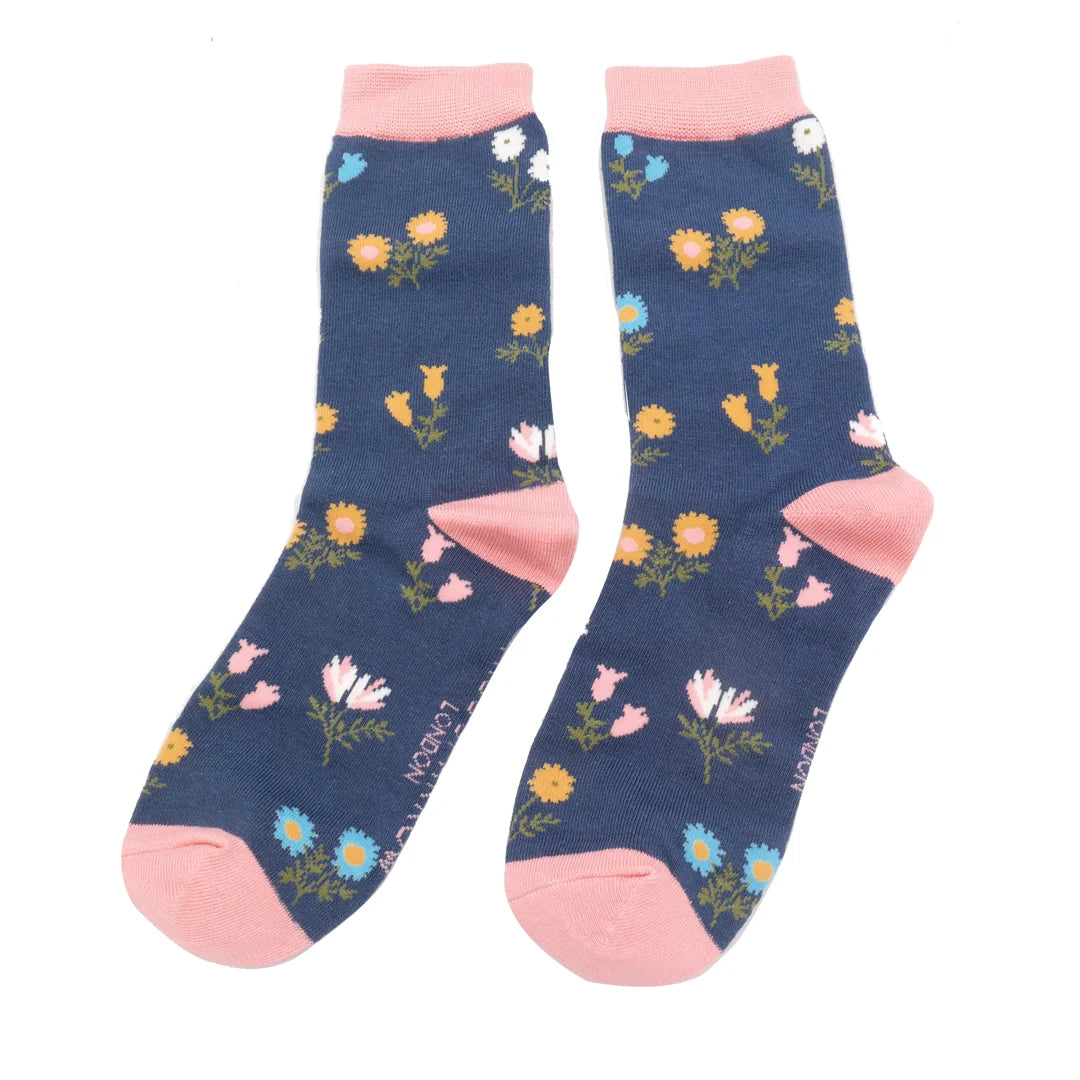 Miss Sparrow Dainty Floral Socks Box  3 Pairs