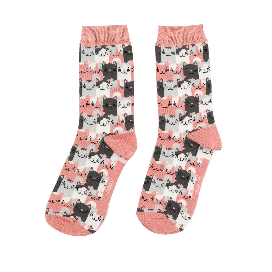 Miss Sparrow Happy Cats Socks Box  3 Pairs